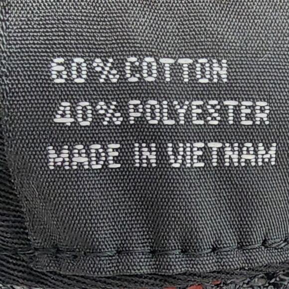 Travis Mathew Hat Men OS Palm Tree Logo Stripe Mesh Back Black Red Golf Snapback - Picture 8 of 9